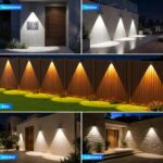 Giliwosy Solar-Wandleuchten 6er Set mit 3 Farbtemperaturen – IP65 Zaunleuchten für Garten & Terrasse – Bild 7