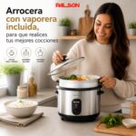 PALSON Risottomaker 750W – Multifunktionaler Reiskocher & Dampfgarer für Familie – Bild 3