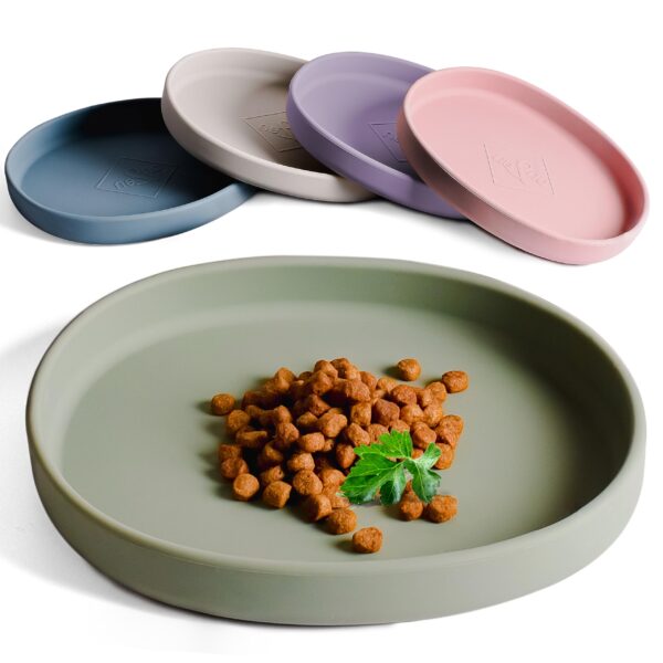 ne&no Katzennapf Nala Collection – Flache Silikonschale für sensible Schnurrhaare