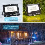 ChangM 2er Pack RGB LED Strahler 30W – Smart Flutlicht mit Bluetooth & App-Steuerung für Garten – Bild 6