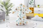 MIKAFEN Baby-Winterschlafsack 3.5 Tog mit abnehmbaren Ärmeln – 100% Baumwolle für Neugeborene bis 4 Jahre – Bild 2