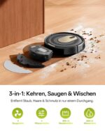 Vexilar W8 Saugroboter mit Wischfunktion – 5000Pa Saugkraft & 130 Min Laufzeit – Bild 3