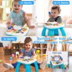 6 in 1 Spieltisch ab 1 Jahr – Activity Center mit Musik & Licht für Kleinkinder – Bild 4