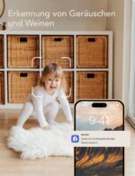 nooie Babyphone mit Kamera WLAN 1080P – Nachtsicht & Cry Detection für sicheres Monitoring – Bild 2