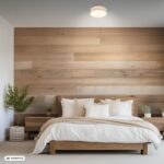 BRILONER LED Deckenlampe 30 cm mit Stoffschirm – Warmweiss für Wohn- & Schlafzimmer – Bild 3