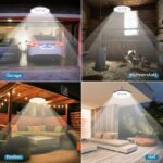 MEIHUA Solarleuchte 76 LEDs mit Bewegungssensor & Fernbedienung – IP54 Außenleuchte für Haus & Garage – Bild 8