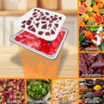 VarmBake 8er Silikon-Dörrfolie Set – Dörrmatten & Fruchtleder Matte für Dörrautomat (28×28 cm) – Bild 6