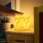 Paladone Super Mario Fragezeichen-Block Leuchte – Offizielle Nachttischlampe mit Sound – Bild 2
