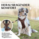 FREUDENTIER Hundegeschirr atmungsaktiv mit Anti-Zug-Funktion – Reflektierend für alle Grössen – Bild 3