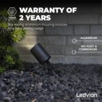 Ledvion Gartenstrahler mit Erdspiss IP65 GU10 – Professionelle Aussenbeleuchtung für Garten & Terrasse – Bild 8