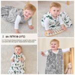 Unnivoll Babyschlafsack 2,0 Tog 78cm (6–12 Monate) – 2er Pack Winterschlafsack für Neugeborene – Bild 7