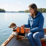 Satiskid Hundeschwimmweste Grösse S – Rettungsweste mit Griff & Reflektoren für kleine Hunde – Bild 7