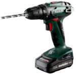 metabo BS 18 Akku-Bohrschrauber 18V Set – Kompakt-Akkubohrer mit 2 Akkus & 32er Bit-Box – Bild 3
