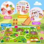 Montessori Fädelspiel ab 1 Jahr – Holzperlen mit Lernkarten für Motorik & Sprachentwicklung – Bild 4