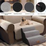 CALIYO Hundetreppe 3 Stufen 60×40×40 cm – Gelenkschonende Haustierrampe für Bett & Couch – Bild 5