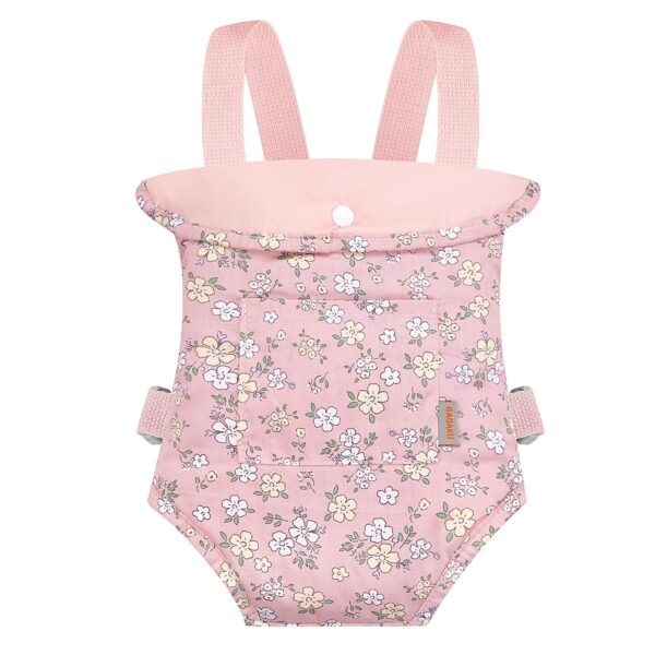 GAGAKU Puppentrage Rosa – Ergonomische Babytrage für Puppen ab 3 Jahren