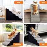 A.FATI Hundetreppe 5 Stufen – Haustiertreppen für Bett & Sofa bis 60 cm Höhe – Bild 7