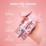 ion8 Kindertrinkflasche 400ml Edelstahl – Auslaufsicher & Spülmaschinenfest – Bild 4