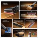dreame T16 Pro Heat-A Nass- & Trockensauger – Intelligente Küchenreinigung mit Heisswasser-Entfettung – Bild 13