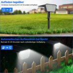 FIFlying 4er-Set Solarstrahler 7000K – IP67 Wasserdicht mit 3 Lichtmodi für Garten & Außen – Bild 6