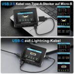 Treedix USB-Kabeltester mit 2,4" Display – Multifunktion für alle Kabeltypen – Bild 3