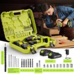21V Akku-Bohrschrauber Set mit Schlagbohrfunktion – 60 Nm, 2 Akkus & 29 Zubehörteile – Bild 9