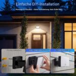 SANSHI Akku-Wandleuchte mit Bewegungsmelder 10000mAh – Dimmbar IP65 mit Fernbedienung – Bild 8