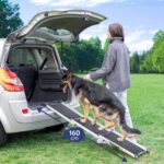 PRIORPET Teleskop Hunderampe Auto – Klappbar & rutschfest für grosse Hunde bis 90kg – Bild 3