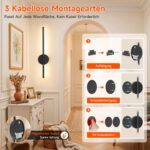 Ketom LED Wandleuchte 2er Set – Dimmbar mit Fernbedienung, USB-Akku & Timer – Bild 7