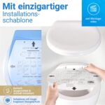LOBENSWERK Toilettendeckel mit Absenkautomatik – Premium WC-Sitz mit Quick-Release & Easy-Install – Bild 3