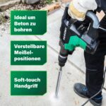 HiKOKI SDS-Max Bohr- und Meißelhammer 1100 W – Professionell für Beton & Abbruch – Bild 4