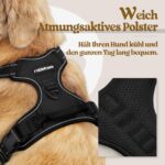 rabbitgoo Hundegeschirr Grösse L – Anti-Zug mit Griff für grosse Hunde – Bild 3