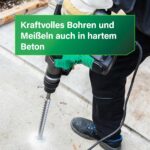 HiKOKI SDS-Max Bohr- und Meißelhammer 1100 W – Professionell für Beton & Abbruch – Bild 6