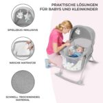 Kinderkraft LOVI Reisebett 3in1 – Stubenwagen, Babywiege & Schaukelanlage bis 9 kg – Bild 9