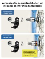 WildKids Steckachse M12 160-172 mm – Universelle Fahrradanhängerkupplung für Thule & Qeridoo – Bild 7