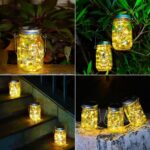 6er Pack Solar Einmachglas mit 30 LED – Wetterfeste Solarleuchten für Garten & Balkon – Bild 6