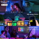 Taipow LED Deckenlampe 30W Dimmbar – RGB Farbwechsel mit Alexa & App-Steuerung – Bild 5