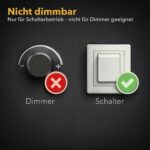 10x LED Treppenleuchte FEX 85x85mm – Warmweiss Wandeinbauleuchte IP65 für innen & aussen – Bild 9