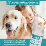 PetsHero Hundeshampoo 250 ml gegen Flöhe, Zecken & Milben – Parasitenschutz für Welpen – Bild 5