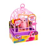 Little Live Pets Rosie Vogel & Käfig – interaktives Vögelchen mit 20+ Geräusche