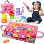 Tokiyis Angelspiel Rosa – Montessori Motorikspielzeug für Babys ab 1 Jahr
