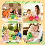 SAIMAND Baby Spielzeug 6–12 Monate: 16er Obst & Gemüse Plüsch-Set mit Rassel & Knisterpapier – Bild 7