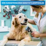 BluePet Profi Hundebürste Langhaar – Flexible Unterfellbürste für Hunde & Katzen – Bild 6