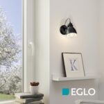 EGLO Priddy Wandlampe Industrial Design – Schwenkbar mit E27 Fassung – Bild 4
