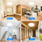Peasur LED Deckenleuchte 24W Rund – Ultradünn mit 5 Farbtemperaturen für Bad & Wohnraum – Bild 8