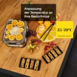 YOER VitaSave FD01S Dörrautomat Edelstahl – 450W Dehydrator mit 6 Ebenen & Timer – Bild 5