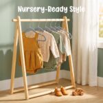 Utopia Home Premium Kinder-Kleiderbügel aus Samt, 50er-Pack Grau – Rutschfest & Platzsparend – Bild 9