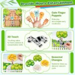 Asten Busy Book Montessori Spielzeug für Kleinkinder 1-3 Jahre – Pädagogisches Aktivitätsbrett – Bild 8