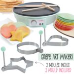 ScrapCooking Crêpes Maker Ø28 cm – Elektrische Crêpe-Maschine mit Antihaftplatte & Zubehör – Bild 4