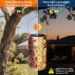 Blakapoo Sonnenblumen-Solarlampe – IP65 Wasserdicht Gartendeko mit LED für Balkon & Terrasse – Bild 4